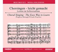 Chorstimme Sopran - Missa Solemnis OP.123 [Import]