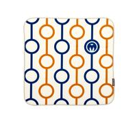 Chose à 3 pattes WRAPZ Enveloppe en tissu réutilisable autocollante Retro, petite