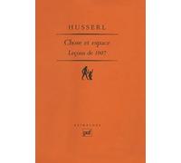 Chose Et Espace - Leçons De 1907