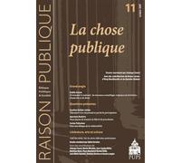 Chose publique Numéro 11 - Pur - Presses Universitaires Rennes - broché - Revue