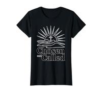 Chosen and Called T-Shirt Graphique avec Valeur, Femme, Noir, XL