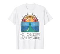 Chosen and Called T-Shirt Graphique avec Valeur, Homme, Blanc, XL