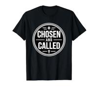 Chosen and Called T-Shirt Graphique avec Valeur, Homme, Noir, XL