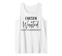 Chosen Wanted Cherished Christian Men Women Père-mère Débardeur