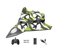 Chosertory 1 Avion Télécommandé Hélicoptère Quadcopter Planeur Jouet Volant LED Retour Automatique Rotation 360° Double Mode de pour Enfants Débutants Ad, avec 1 Batterie