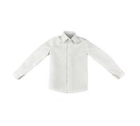 Chosertory 1 T-shirt Miniature à Manches Longues, Haut de Mannequin, Accessoires pour Poupées, Tissu pour Figurines de Collection, Exposition de Figurines, Photo, Blanc