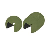 Chosertory 10 Tapis de Protection pour Pelouse, Tapis de Protection pour Arbres, Paillis Portable et Léger, Voile D'hivernage pour L'horticulture, Black Green S