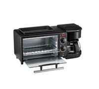 Chosertory Appareil Déjeuner Matinal Fr, Cafière Poêle Mécanique Appareil Cuisson Compact Combiné Électrique Station Cuisson Poêle