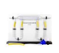 Chosertory Appareil Physique Tubes en U | Visible, Appareil des Fluides, Transparent, Matériel Didactique, pour Laboratoire Scolaire, Enseignants
