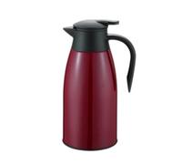 Chosertory Carafe à Café Isotherme, Pichet à Thé Isotherme, Distributeur de Boissons Isolé, Récipient à Eau En Acier Inoxydable, Bordeaux
