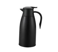 Chosertory Carafe à Café Isotherme, Pichet à Thé Isotherme, Distributeur de Boissons Isolé, Récipient à Eau En Acier Inoxydable, Noir