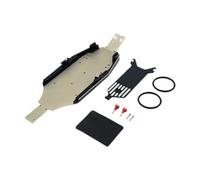 Chosertory Châssis de Voiture Radiocommandée En Aluminium pour Plaque de Base Usinée CNC 244016, échelle 1:24, Accessoires de Précision, Pièces Détachées de Qual, Noir