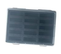 Chosertory Coffret de Collection pour Voitures Miniatures avec Organiseur, Structure Rigide En PVC Transparent, Fermeture de Protection En Mousse, Anti-poussière, 15 Emplacements