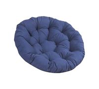 Chosertory Coussin de Chaise de 50 Cm pour Fauteuils œuf, Tapis de Siège de Jardin pour Chaises Berçantes, Bleu foncé