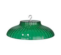 Chosertory Couvercle pour Mangeoire à Oiseaux avec Protection Contre Les écureuils et La Pluie pour Une Utilisation Extérieure, Vert