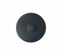 Chosertory Cymbale Électronique Pad pour Batterie Électronique Déclenchement Sensible Courbure Améliorée Zone Complète Résistance à l'Usure Adapté aux, 16 Po Double Gâchette