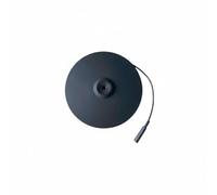 Chosertory Cymbale Électronique Pad pour Batterie Électronique Déclenchement Sensible Courbure Améliorée Zone Complète Résistance à l'Usure Adapté aux, 9 Pouces Double Gâchette