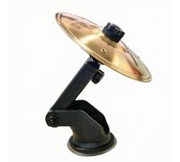 Chosertory Cymbale Pratique Portable | Ajustement Flexible à 270, Compact, Percussion, pr Voiture, Or