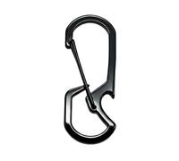 Chosertory Décapsuleur Porte-clés Ouvre-Bouteille Carabine Gadget Multifonction Accessoire n Acier Inoxydable 304 Format Compact et Résistant Adapté au Camping Soirées Barbecues, Noir Mat