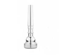 Chosertory Embouchure de Trompette Embouchure Bec Buse Embout Cuivre Plaqué Timbre Éclatant Facilité d'Attaque Compatibilité Large Modèles Courants Adaptée aux, Argent, 5C