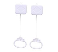 Chosertory Ensemble de 2 Boîtes à Musique à Cordes pour Berceuses, Mécanisme Musical, Petite Boîte à Musique Blanche pour Peluches, Projet