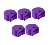 Chosertory Ensemble de 5 Repose-pouces et Repose-doigts pour Instruments à Vent. Protection Des Pouces et Des Mains, Violet