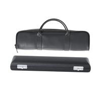 Chosertory Étui pour Flûte PU Protection Renforcée Ouverture Pratique sans Verrou Boîte Organisatrice de Rangement Doublure Anti-rayures Adaptée aux, Style C