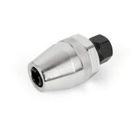 Chosertory Extracteur de Boulons Tire-vis Outil Démontage Mandrin à Serrage Équilibré Acier Embout Hexagonal Interface 3/8 Pouces Prise Moletée Adapté aux Garages Rénovation Entretien Auto