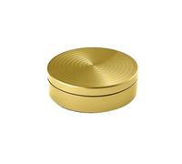 Chosertory Figure Skating Disque Rotatif Entraînement Plaque d'Exercice Aluminium Alliage Plateau pour Équilibre et Maîtrise Adapté à Skateur Gymnastique, Gold, 100-32mm