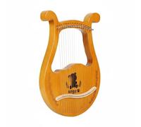Chosertory Harpe Lyre Instrument à Cordes Harpe de Débutant Harpe de Structure Ergonomique Portable Vibrations Douces Marquages des Notes Initiation Enfants, 16-Cordes, Boîte Panda Bois