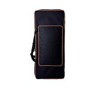 Chosertory Housse Clavier Sacoche Protection Étui Rangement Poignée Confortable Tissu Oxford Imperméable Adaptée Leçons Musique Balades Scènes, Bordure Orange