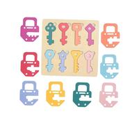 Chosertory Jeu de Puzzle en Bois avec et Clé, Idéal comme Cadeau d'anniversaire pour Garçons et Filles.