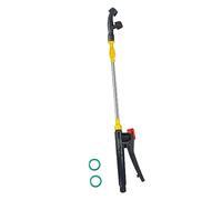 Chosertory Lance D'arrosage Rétractable en Acier Inoxydable à Longueur Variable, Accessoire de Jardin pour Plantes, Véhicules et Meubles, Buse à Double courbure