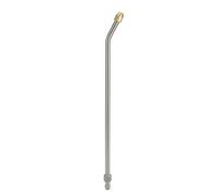 Chosertory Lance d'Extension pour Netteyeur Haute Pression Lance de Lavage Tige Métallique Robuste Buse en Laiton Anti-Fuite, Buse Coudée À 30 Degrés, Version Longue 375mm