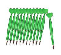 Chosertory Lot de 12 Stylos à Bille En Forme de Cœur pour La Saint-Valentin, pour écrire, Dessiner, Prendre Des Notes dans Un Carnet Ou Créer Des Cartes, Vert