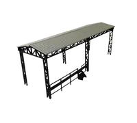 Chosertory Maquette Miniature D'abri de Voiture à L'échelle Ho 1/87, Jouet de Collection pour Jeux de Rôle, Ornement Compact Réaliste, Modèle de