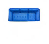 Chosertory Miniature Canapé Trois Places Fauteuil Résine Élément Salon Modèle Accessoire Adapté aux Dioramas Voiture Présentation Garage Miniature Décoration de Table, Bleu