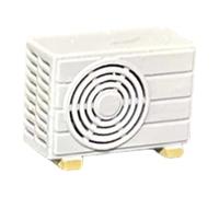 Chosertory Modèle de Climatiseur Miniature 1/64 Accessoire Micro Unité de Climatiseur Maquette Légère pour Décor Bricolage Jeu d'enfant Collection, Style A