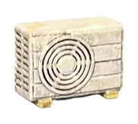 Chosertory Modèle de Climatiseur Miniature 1/64 Accessoire Micro Unité de Climatiseur Maquette Légère pour Décor Bricolage Jeu d'enfant Collection, Style B
