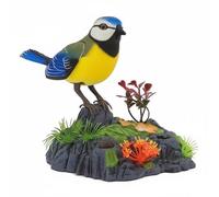 Chosertory Oiseau Sonore Enfant Interactif Jouet Décoratif Electronique Imitation Réelle avec Chants et Mouvements Adapté pour Salon Chambre d'enfant Bureau, Hl510f