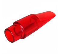 Chosertory Saxophone Bec Transparent Saxophone Alto Conception Ergonomie Sensation Légère Surface Facile Adapté pour Répétitions Concerts, Rouge Transparent