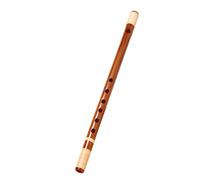 Chosertory Shinobue Flûte Japonaise en Bambou Instrument à Vent Traditionnel Flûte Traversière Flûte en Bambou Flûte Folklorique Bambou Amer Poli Embout Foncé, 40 Cm
