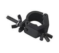 Chosertory Stage Lamp Clamp à Structure Renforcée En Aluminium Crochet Pivotant avec Vis de Serrage Intégrée Installation et Démontage Faciles pour Support Lumiè, Noir