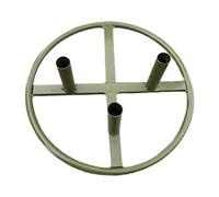 Chosertory Support à Fleurs Rond en Fer, Support de Sol à Monter Soi-même, Plateforme Stable et Polyvalente pour de Mariages, Banquets et Salles D, Vert