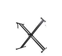 Chosertory Support Clavier X Stand Clavier Support Piano Support Synthétiseur Structure Acier Solide avec Pieds Caoutchouc Antidérapants et Bras Universels, X-stand 1