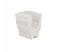 Chosertory Table d'Appoint Pliable Accordéon Table de Chevet Meuble Latéral Table Basse Papier Traité Rangement Gain de Place à Plat Style Artisanal Convient à, L, Céramique Blanche Bd1