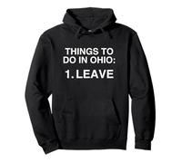 Choses à faire dans l'Ohio Laisser sans charnière Gen Z Brainrot Gag Meme Sweat à Capuche