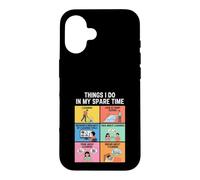Choses Amusantes Que Je Fais Pendant Mon Temps Libre : Femme de ménage Coque pour iPhone 16