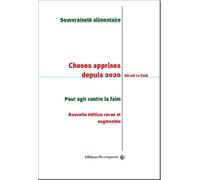 Choses apprises depuis 2020 Pour agir contre la faim - Gérard Le Puill - Du Croquant - broché - Etude
