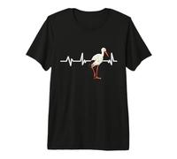 Choses Cigogne Stork Heartbeat Cigognes T-Shirt Haut de Gamme